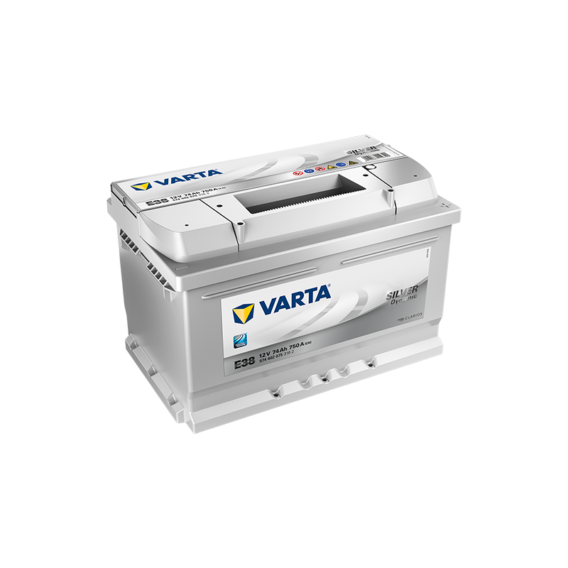 Batterie Varta E38 12V 74Ah