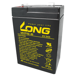 Batteria Long WP5-6 6V 5Ah AGM