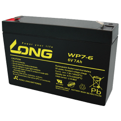 Batteria Long WP7-6 6V 7Ah AGM