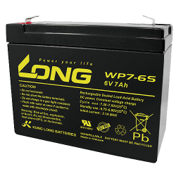 Batterie Long WP7-6S 6V 7Ah AGM
