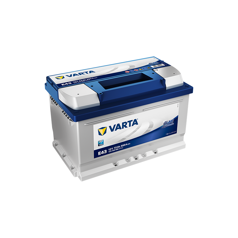 Varta E43 battery 12V 72Ah