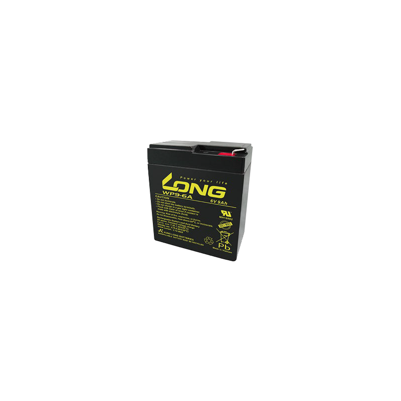 Long WP9-6A battery 6V 9Ah AGM
