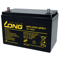 Bateria Long WPL100-12RU 100Ah - 1