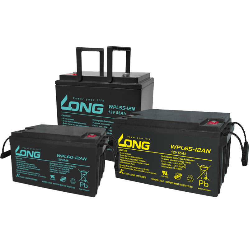 Bateria Long WPL120-12N 12V 120Ah AGM