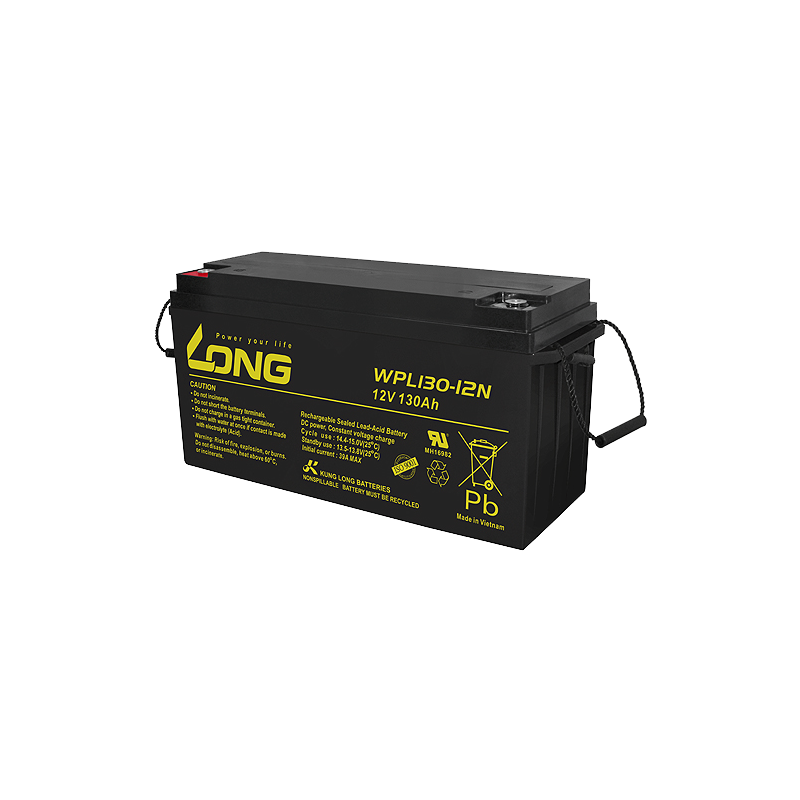 Long WPL130-12N battery 12V 130Ah AGM