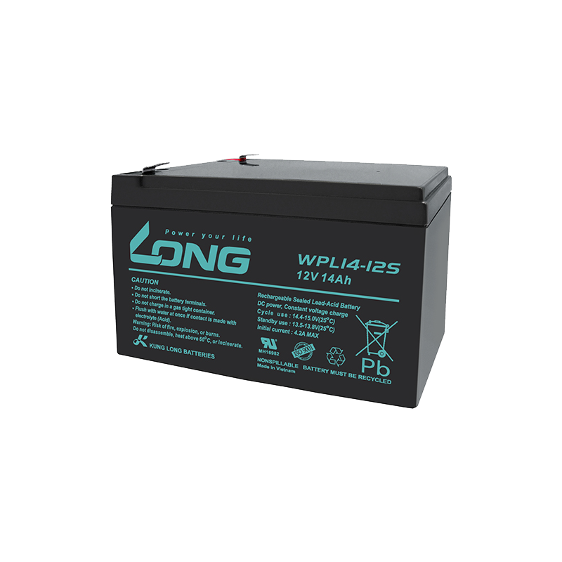 Bateria Long WPL14-12S 12V 14Ah AGM