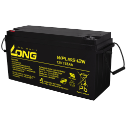 Long WPL155-12N battery 12V 155Ah AGM