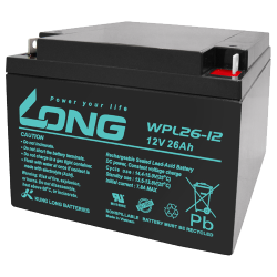 Bateria Long WPL26-12 12V 26Ah AGM