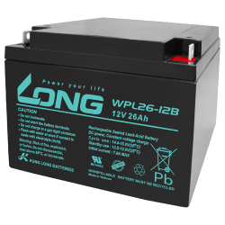 Bateria Long WPL26-12B 12V 26Ah AGM