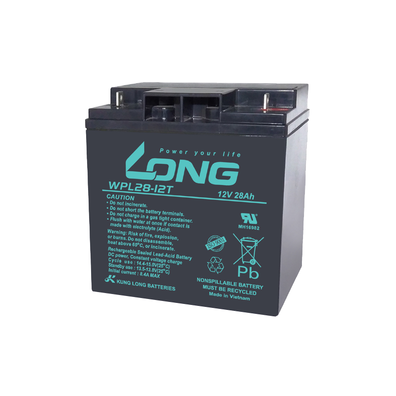 Bateria Long WPL28-12T 12V 28Ah AGM
