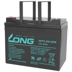 Long WPL34-12N battery 12V 34Ah AGM