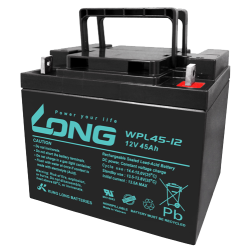 Bateria Long WPL45-12 12V 45Ah AGM