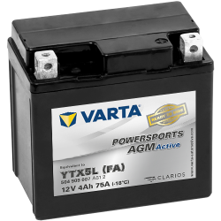 Batterie Varta YTX5L-4 504909007 12V 4Ah AGM