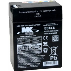 Batterie Mk ES20-6 6V 20Ah AGM