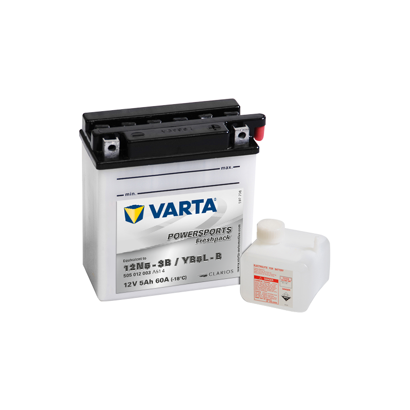 Bateria Varta 12N5-3B.YB5L-B 505012003 12V 5Ah (10h)