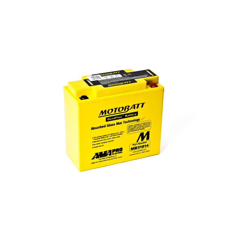 Motobatt MB51814 51814 51913 battery 12V 22Ah AGM Quadflex