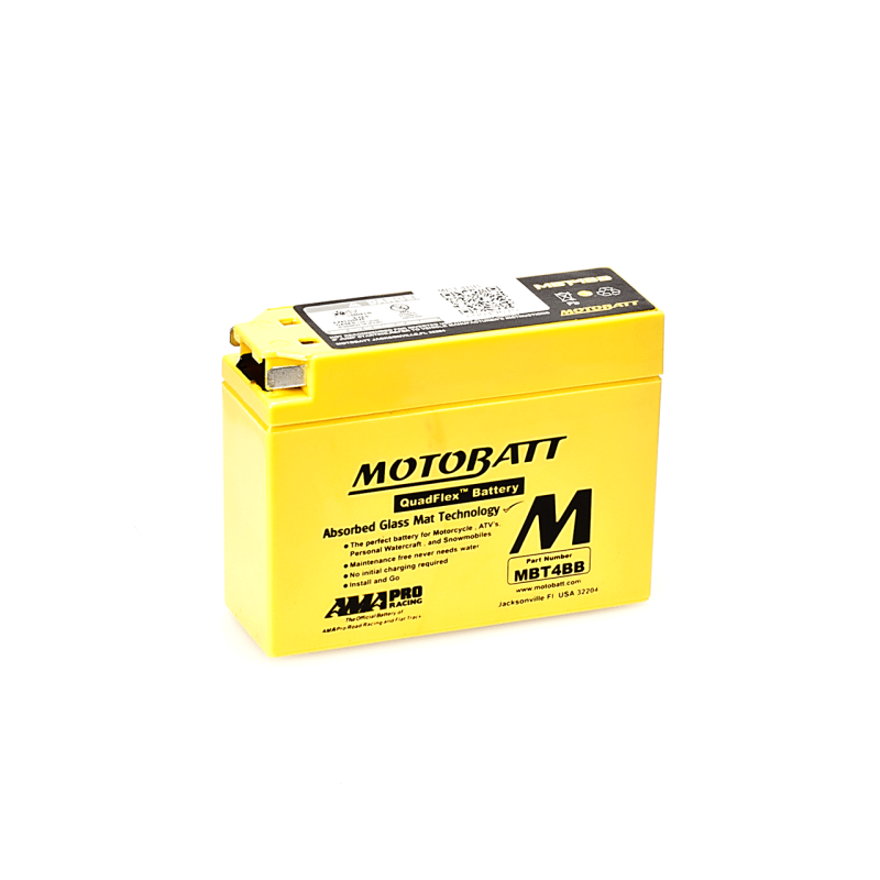 Batteria Motobatt MBT4BB 12V 2.5Ah (10h) AGM Quadflex