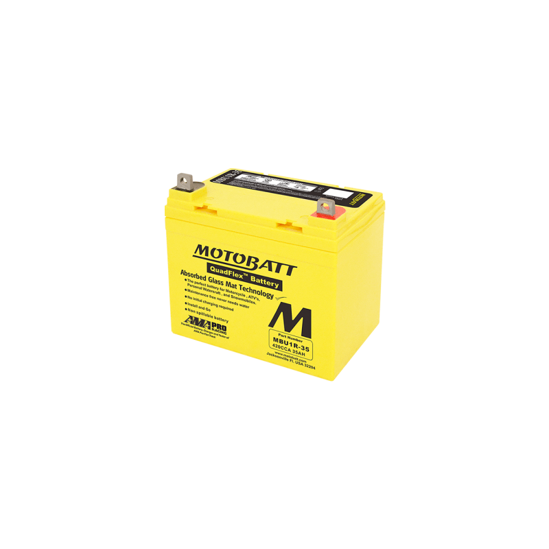 Batterie Motobatt MBU1R-35 12V 35Ah (10h) AGM Quadflex
