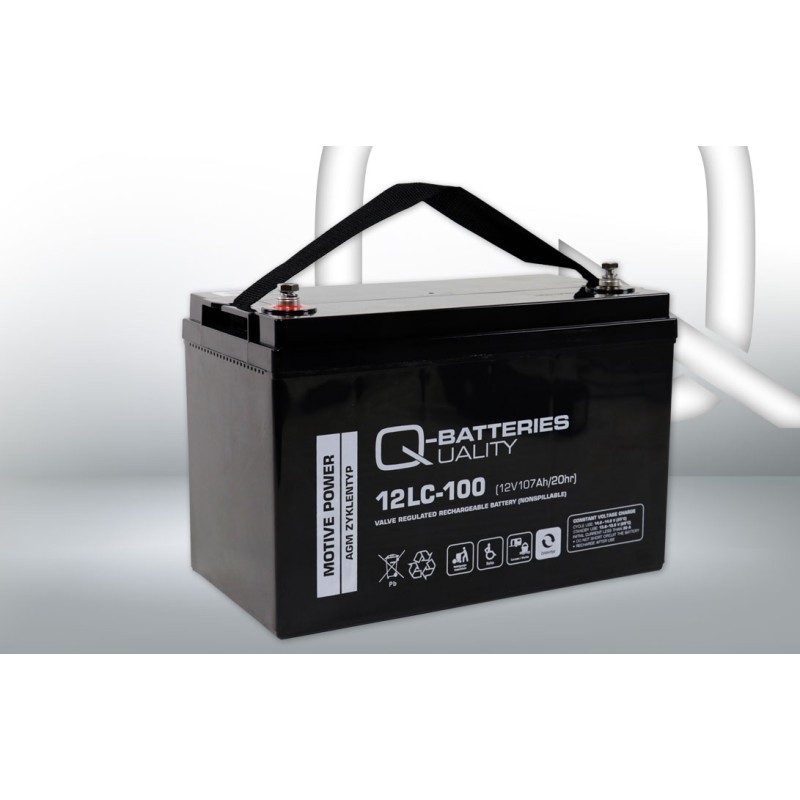 Batería Q-battery 12LC-100 12V 107Ah AGM