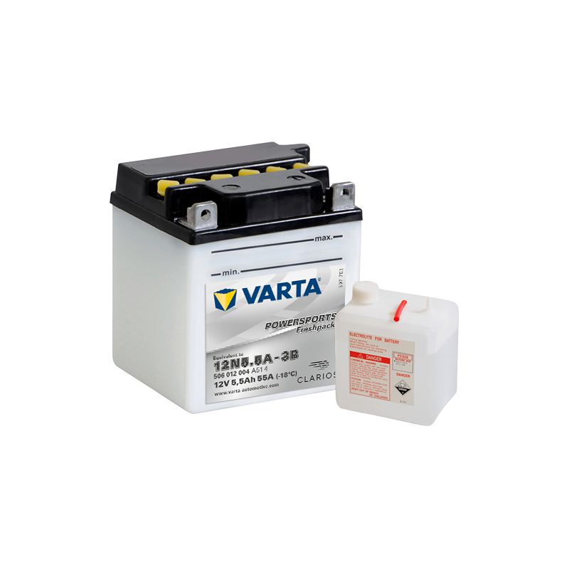 Batterie Varta 12N5.5A-3B 506012004 12V 5.5Ah (10h)