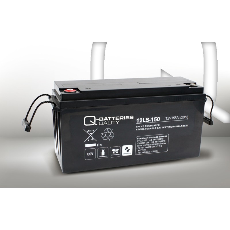 Batería Q-battery 12LS-150 12V 158Ah AGM