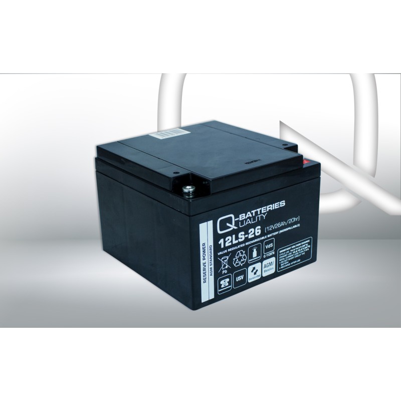 Batterie Q-battery 12LS-26 12V 26Ah AGM