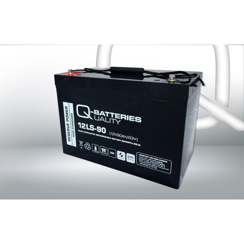 Q-battery 12LS-90 battery 12V 90Ah AGM