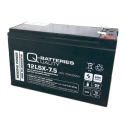 Batterie Q-battery 12LSX-7.5 F2 12V 24Ah AGM