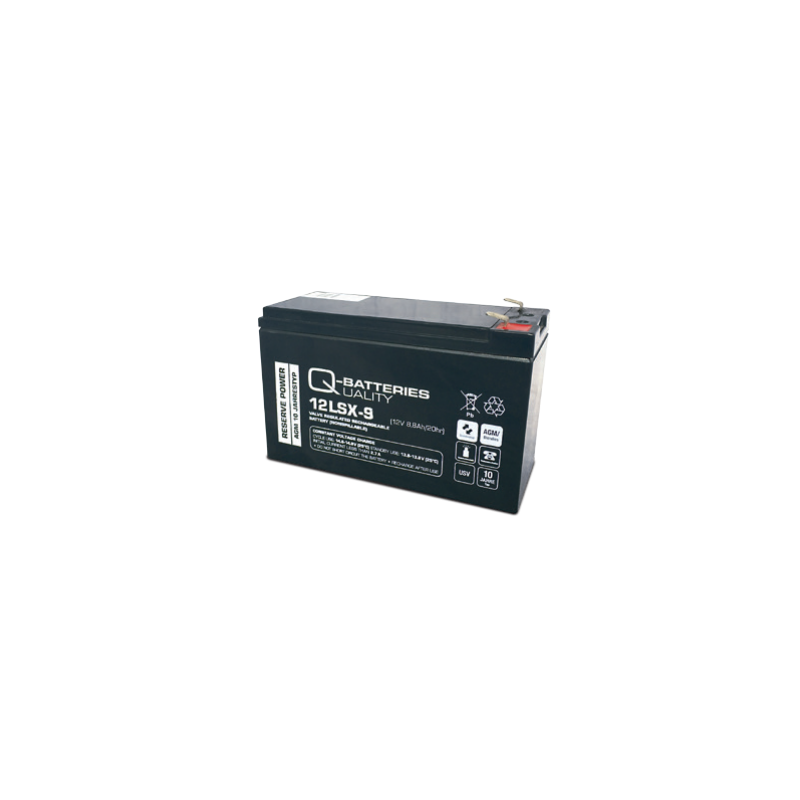 Batería Q-battery 12LSX-9 12V 28Ah AGM