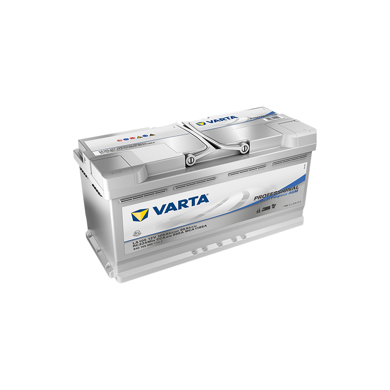 Varta LA105 battery 12V 105Ah AGM