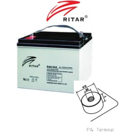 Bateria Ritar RA6-225 238Ah - 1