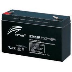 Ritar RT6120 battery 6V 12Ah AGM