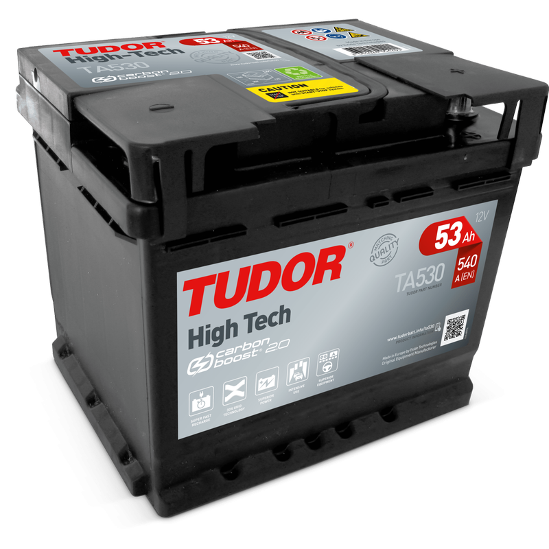 Tudor TA530 battery 12V 53Ah