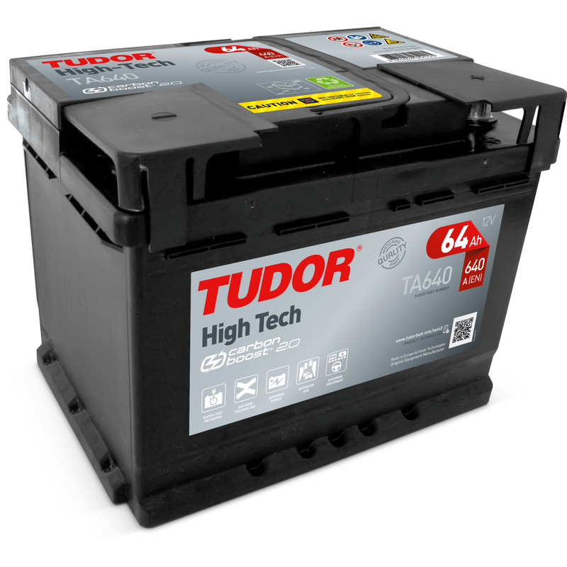 Bateria Tudor TA640 12V 64Ah