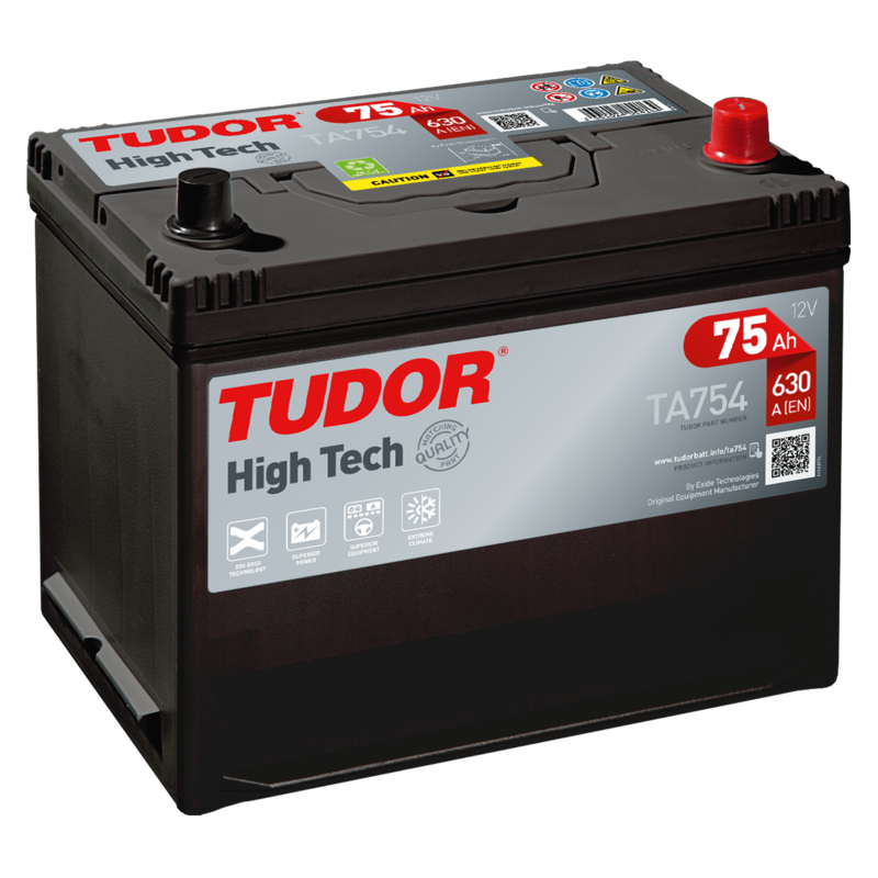 Batteria Tudor TA754 12V 75Ah
