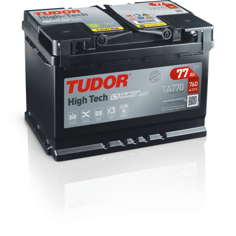 Tudor TA770 battery 12V 77Ah