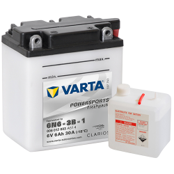 Varta 6N6-3B-1 006012003 battery 6V 6Ah (10h)