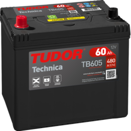 Bateria Tudor TB605 60Ah - 1