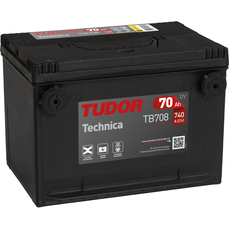 Batería Tudor TB708 12V 75Ah