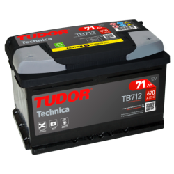 Tudor TB712 battery 12V 71Ah