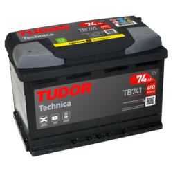 Batterie Tudor TB741 12V 74Ah