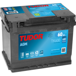 Tudor TK600 battery 12V 60Ah AGM