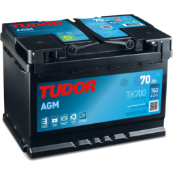 Tudor TK700 battery 12V 70Ah AGM