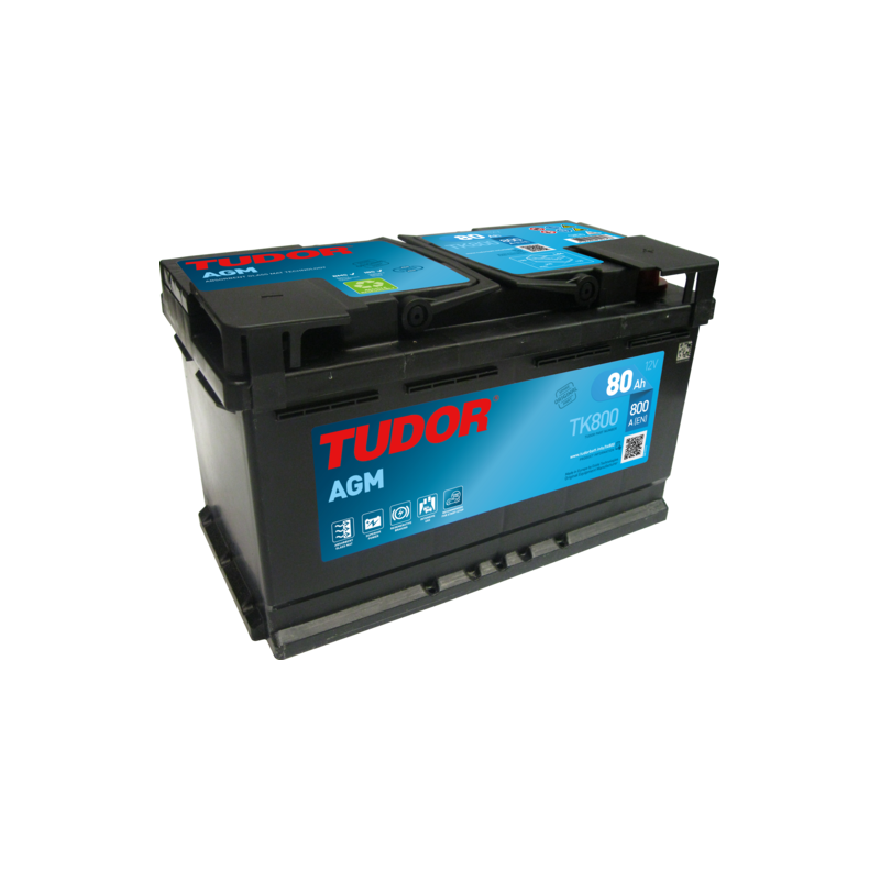 Batería Tudor TK800 12V 80Ah AGM