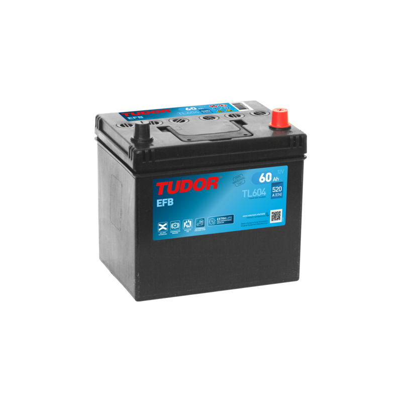 Batterie Tudor TL604 12V 60Ah EFB