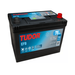 Tudor TL754 battery 12V 75Ah EFB