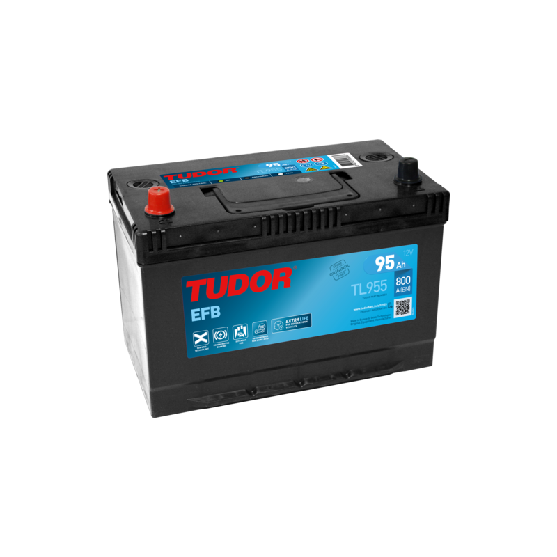 Tudor TL955 battery 12V 95Ah EFB