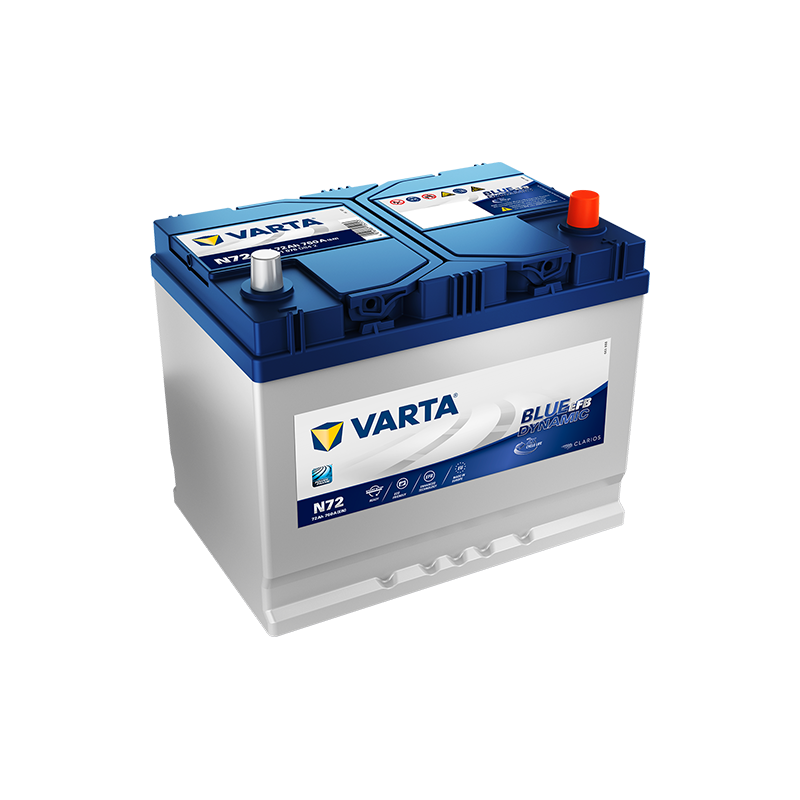 Varta N72 battery 12V 72Ah EFB