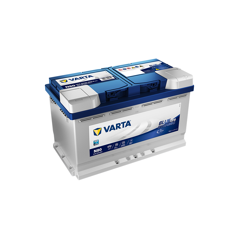 Batería Varta N80 12V 80Ah EFB