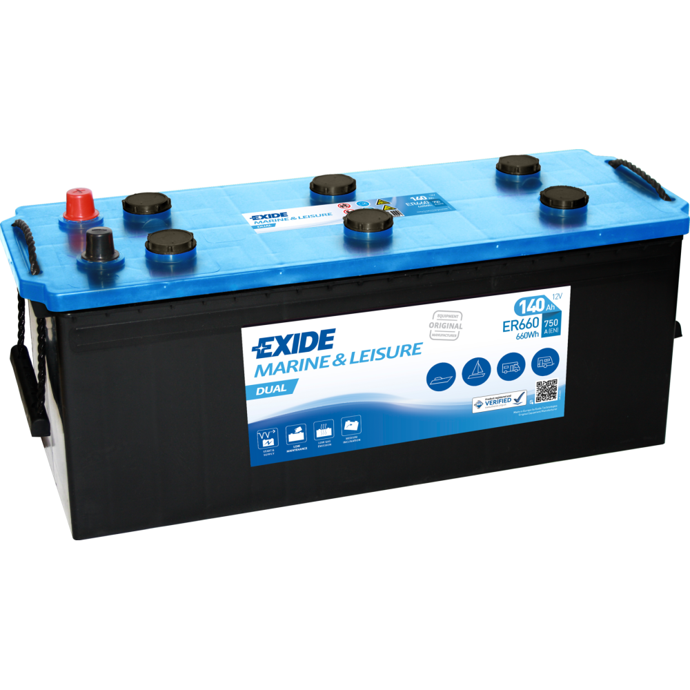 Exide ER660 battery 12V 140Ah